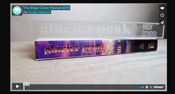 Glacier Peak High School 2019 yearbook spine